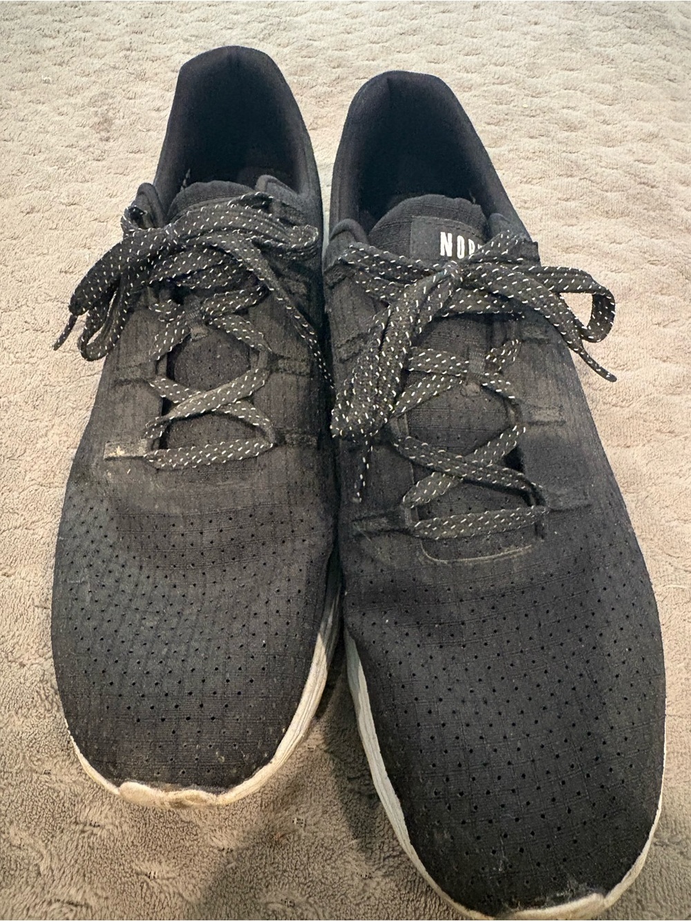 NOBULL Black Perforated Men’s Sneakers